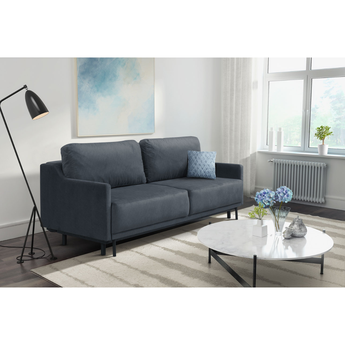 PZ ESLON Blue classic Sofa bed